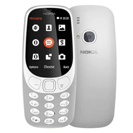 Nokia 3310 (2020 Edition)GREY– Dual SIM Button Phone with Long Battery Life