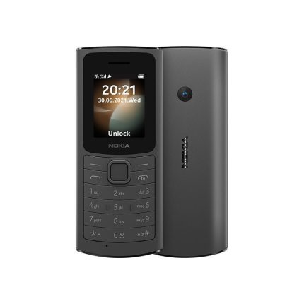 Nokia 110 4G Dual SIM (Black) – Original Feature Phone with Clear Call Quality & Long Battery Life