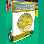 Rechargeable Fan - Multifunctional Four-In-One Solar Fan With Lamp Flashlight Function,CN Plug and Solar Charging- Bdhills OutDoors
