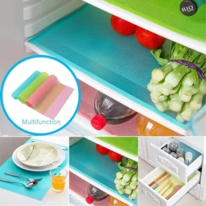 Fridge Mat (5 PCS) | Washable Refrigerator Shelf Mat