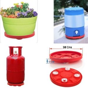 LPG Gas Cylinder Stand with Wheels